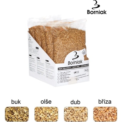 Borniak udící štěpka 10 l olše