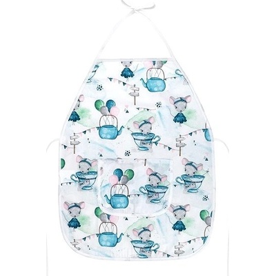 Bellatex Dětská zástěrka Modrá 37x47 cm