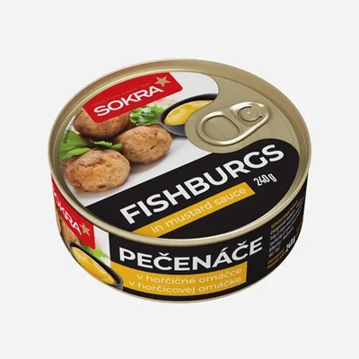 Sokra Fischburgs pečenáče v horčičnej omáčke 240g