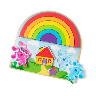 Melissa & Doug Дървен пъзел с дъга - Blue`s Clues & You! (33008)