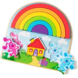 Melissa & Doug Дървен пъзел с дъга - Blue`s Clues & You! (33008)