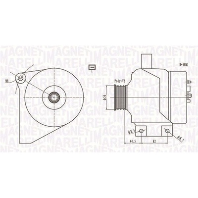 Generátor MAGNETI MARELLI 063731861010