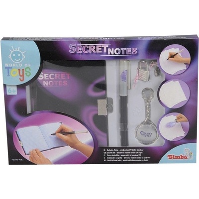 Simba 105954082 Tajný denník s UV svetlom