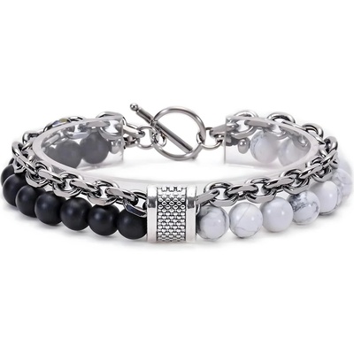 HARAHU Гривна ma-34428 - Черна / Бяла kp34428 (ma-34428)