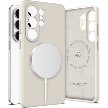 Tech-Protect Magsafe Калъф за Samsung S26 Ultra, Tech-Protect Silicone Case, Бежов (5906302390328)