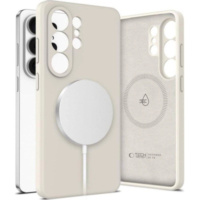 Tech-Protect Magsafe Калъф за Samsung S26 Ultra, Tech-Protect Silicone Case, Бежов (5906302390328)