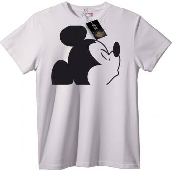 NOONEBRAND Тениска с силует на сърце - 2XL, White