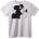 NOONEBRAND Тениска с силует на сърце - 2XL, White