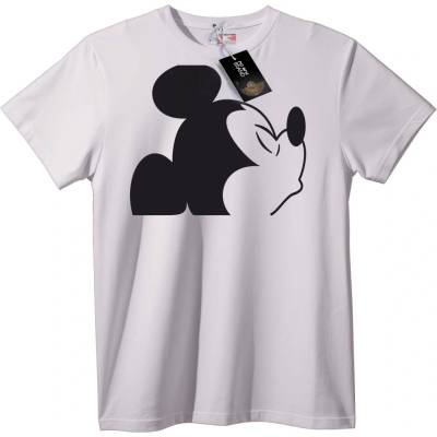 NOONEBRAND Тениска с силует на сърце - 2XL, White