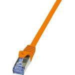 LogiLink Patch кабел PrimeLine, Cat. 6A, S/FTP, оранжев, 7, 5 м