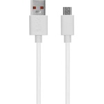 S-Link Кабел S-Link - AND-KC19B (2.4A, Micro USB, 100cm кабел за данни+зарядно устройство, бял) 22309 (22309)