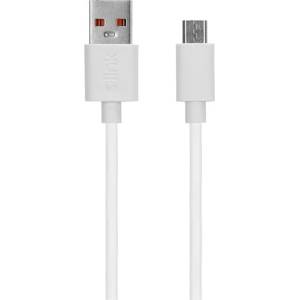 S-Link Кабел S-Link - AND-KC19B (2.4A, Micro USB, 100cm кабел за данни+зарядно устройство, бял) 22309 (22309)
