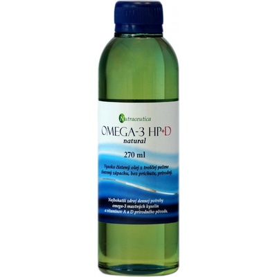 Nutraceutica Omega-3 HP+D natural rybí olej 270 ml