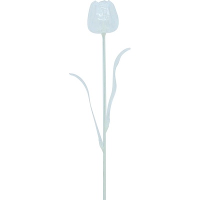 Umělý Tulipán čirý, krystalický 61cm, 12ks
