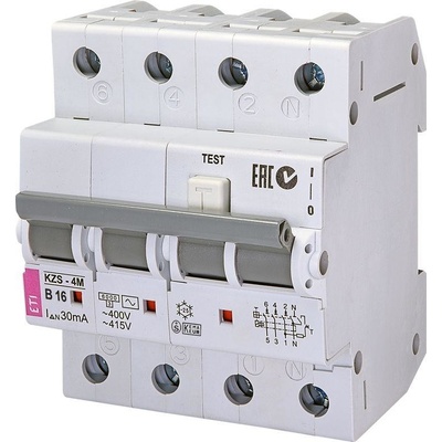 Eti-Polam 4P 16A B 0,03A typ AC KZS-4M 002174004