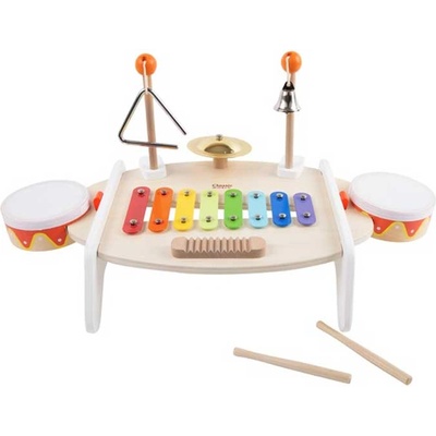 Classic World Детска дървена маса с музикални инструменти (cw40529)