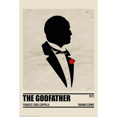 Plagát, Obraz - The Godfather Minimalist, 61 × 91.5 cm