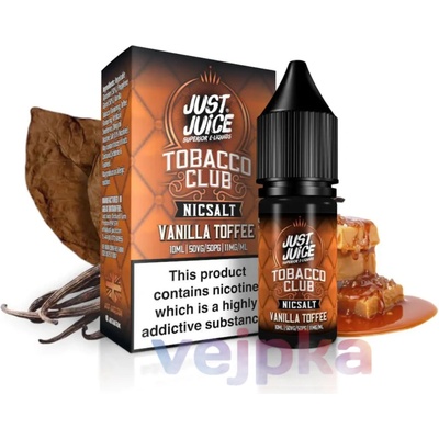 Just Juice Salt Tobacco Vanilla Toffee 10 ml 11 mg