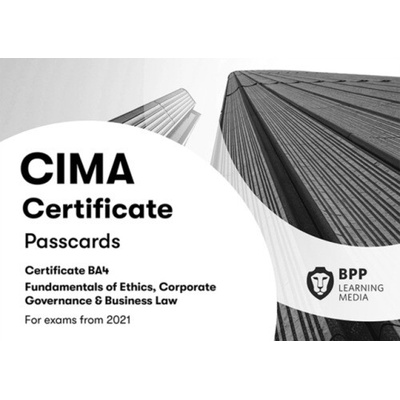 "CIMA BA4 Fundamentals of Ethics, Corporate Governance and Business Law" - "Passcards" ("BPP Learning Media")(Spiral bound)