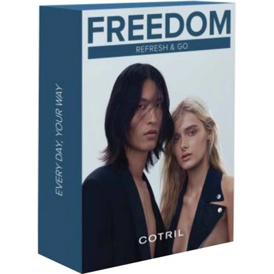 Cotril Freedom sprchový šampón 250 ml + leave-in balzám 200 ml + osvěžující mlha 100 ml dárková sada