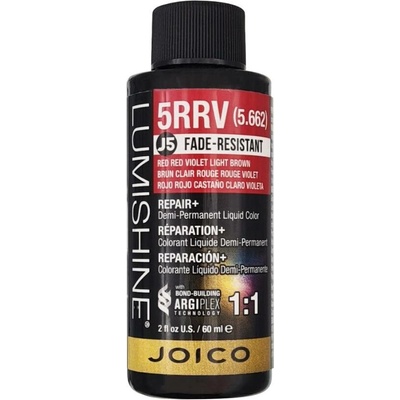 Joico Lumishine Liquid Color 5RRV Red Violet Light Brown 60 ml