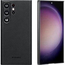Púzdro Pitaka MagEZ 3 case zadné Samsung Galaxy S23 Ultra čierne/sivý