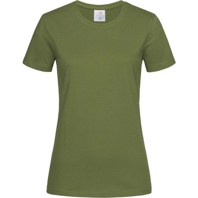 Stedman Tričko Classic-T Fitted Women krátký rukáv dámské Zelená hunters