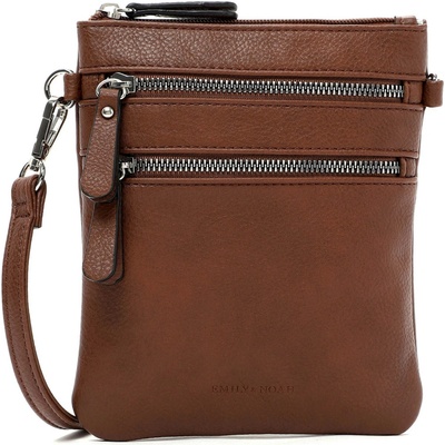Emily & Noah dámská crossbody kabelka Amy koňak