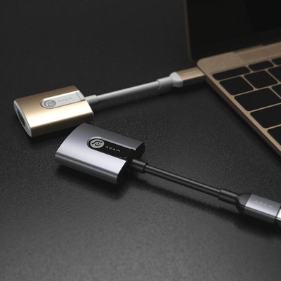 ADAM elements 4K адаптер за свързване от USB-C към HDMI - Adam Elements 4K CASA H01 USB-C to HDMI Adapter Cable (златист) (AAPADH01GD)