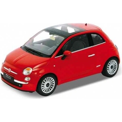 Welly FIAT 500 Žltá 1:34