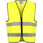 PROJOB HI VIS 6709 VEST/Светоотразителна жилетка за безопасност - hv жълто/черно универсална (64670998399)