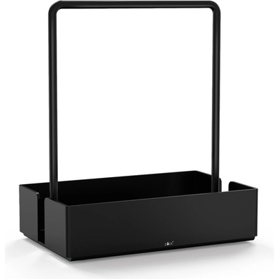 Servírovací organizér UMO 21 cm, černá, nerezová ocel, Zack