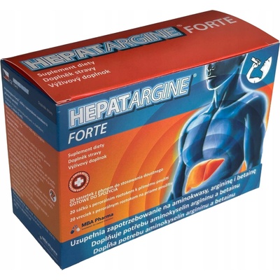 HEPATARGINE FORTE doplněk stravy pro játra 20 sáčků připravených k pití