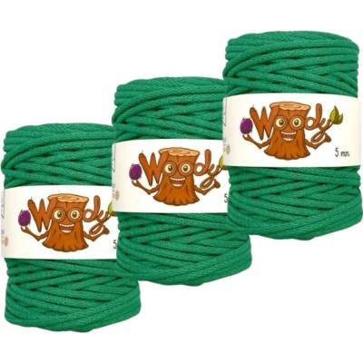 Woody Crafts 3x Woody 5 mm – Zelená (100m)