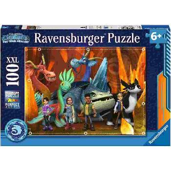 Ravensburger Пъзел Ravensburger от 100 XXL части - Дракони: Деветте царства (13379)