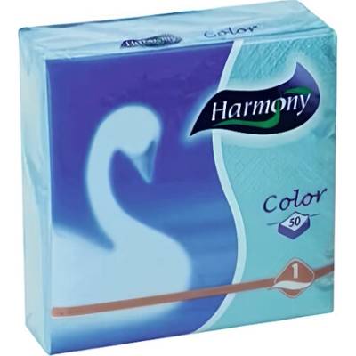 Harmony ubrousky 1V modré 7x50ks 350ks