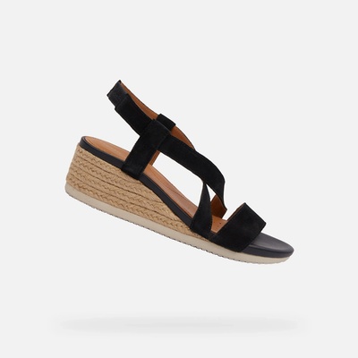 Черни дамски сандали Geox Ischia Corda Geox | Cheren | ЖЕНИ | 38