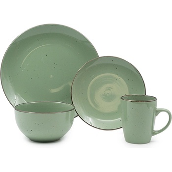 Сервиз от 16 части Elegance СС Ceramic зелено (98654567890-0)