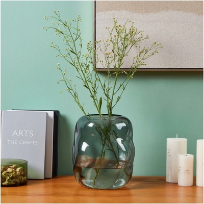 Eglo 421239 - Sklenená váza MAROSAVA 23x20 cm čierna/dymová 421239