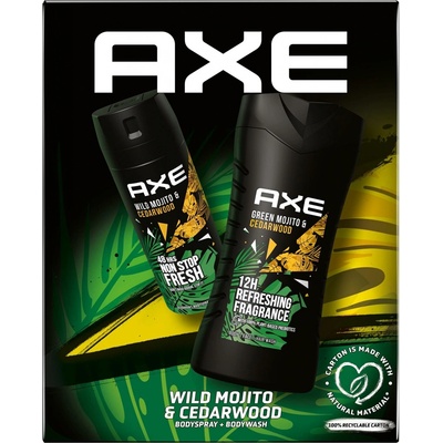Axe Green Mojito & Cedarwood deospray 150 ml + sprchový gél 250 ml darčeková sada