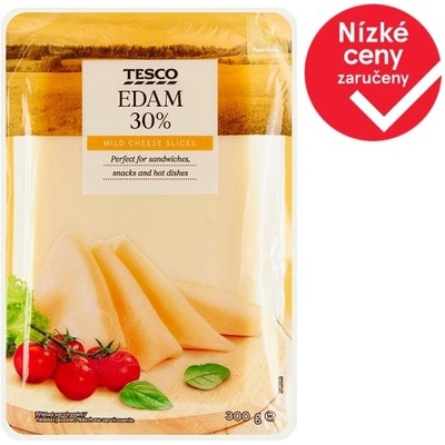 Tesco Edam 30% plátky 300 g