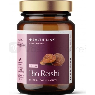 Health Link Reishi 400 mg BIO 90 kapsúl