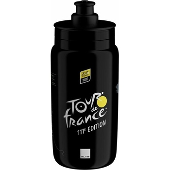 Elite Fly TDF Map Bottle Black 550 ml Бутилка за велосипед (016041263)