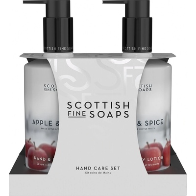 Scottish Fine Soaps Apple & Spice Scottish Fine Soaps Apple & Spice sprchový gél na ruky a telo 300 ml + Scottish Fine Soaps Apple & Spice telové mlieko na ruky a telo 300 ml kozmetická sada