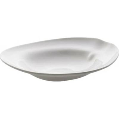 Hluboký talíř Cookplay Shell 25 × 26 × 6 cm, bílý s glazurou