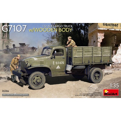 MiniArt Chevrolet G7107 Cargo Truck w/ Wooden Body 1:35