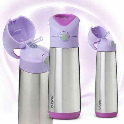 b.box Termoska na pitie so slamkou 500 ml sugar plum