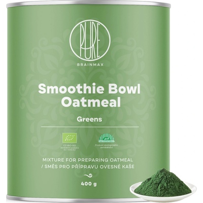 BrainMax Pure Ovsená kaša greens BIO 400 g
