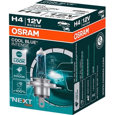 Osram Cool Blue Intense Next Generation H4 P43t 12V 60/55W 64193CBN