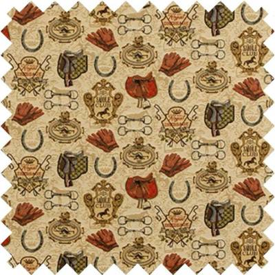 BARRINGTON FURNITURE Látka koňský motiv Horse šíře 142cm
